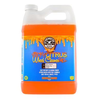 Chemical Guys Sticky Citrus Wheel & Rim Cleaner Gel - 1 Gallon - Case of 4 - CLD105
