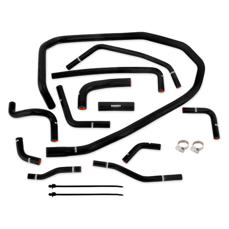 Mishimoto Black Silicone Radiator Coolant Ancillary Hoses Kit For 2015-21 Subaru WRX - MMHOSE-WRX-15ANCBK