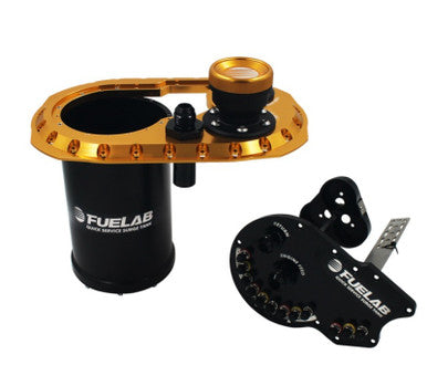 Fuelab Quick Service Surge Tank 2.0 w/No Lift Pump & No Surge Pump - Gold - 62820-0