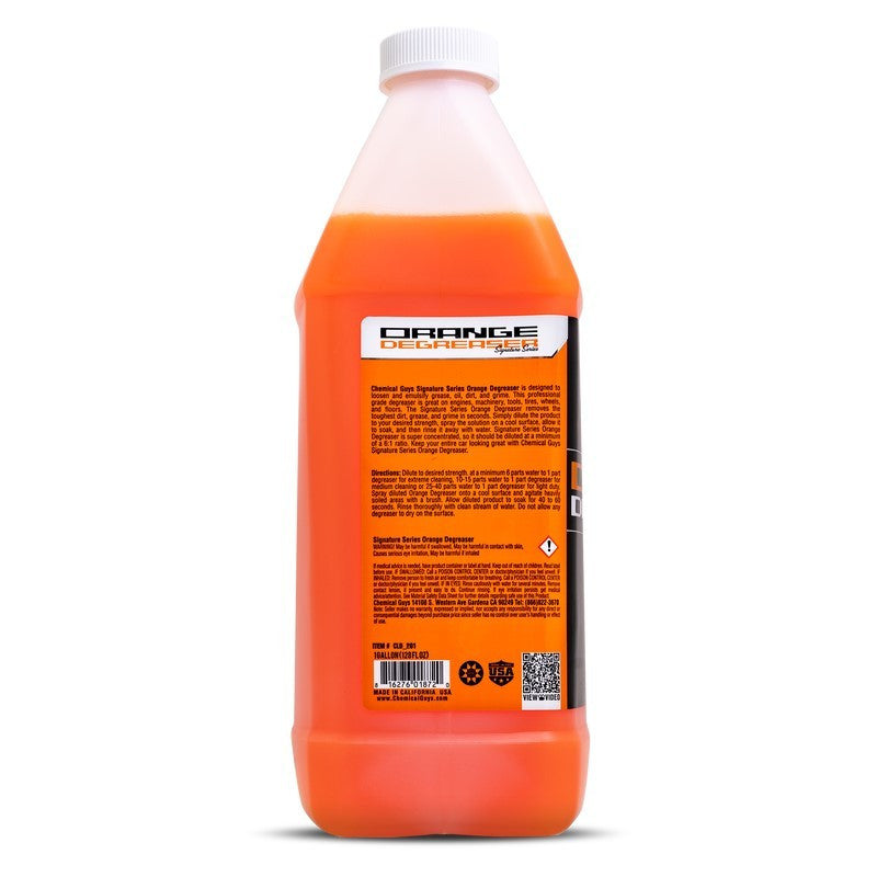 Chemical Guys Signature Series Orange Degreaser - 1 Gallon - Label