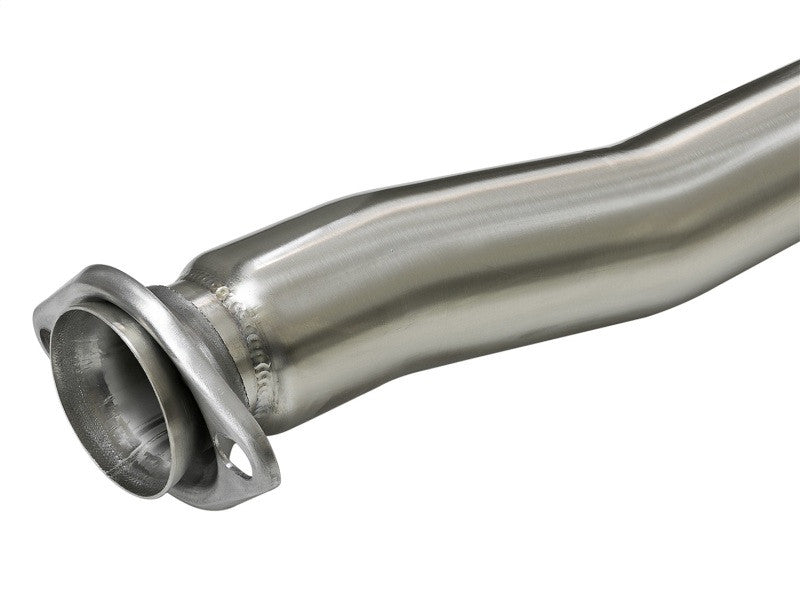 aFe Takeda 3 IN to 2-1/4 IN 304 Stainless Steel Cat-Back Exhaust System For 2015-21 Subaru WRX/WRX STI - Blue Flame Tips - 49-36801-L - Flange
