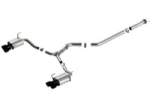Borla 15-21 Subaru WRX/STI 2.5L Turbo 3in S-Type Catback Exhaust - 2.5in Black Chrome Tips - 140595CB
