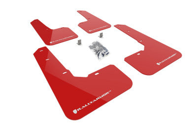 Rally Armor 22-25 Subaru Outback Wilderness Red Mud Flap White Logo - MF76-UR-RD/WH