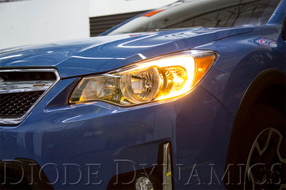 Diode Dynamics C-Light Swithback LED Halos For 2012-16 Subaru Impreza, 13-17 Crosstrek - Amber