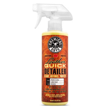 Chemical Guys Leather Quick Detailer Care Spray - Matte Finish - 16oz - Case of 6 - SPI21616