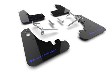 Rally Armor 22-26 Subaru BRZ / Toyota GR86 Black UR Mud Flap w/Blue Logo - MF99-UR-BLK-BL