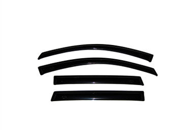 AVS Ventvisor Outside Mount Window Deflectors Front & Rear For 2005-07 Subaru Legacy Wagon - Smoke - 94356