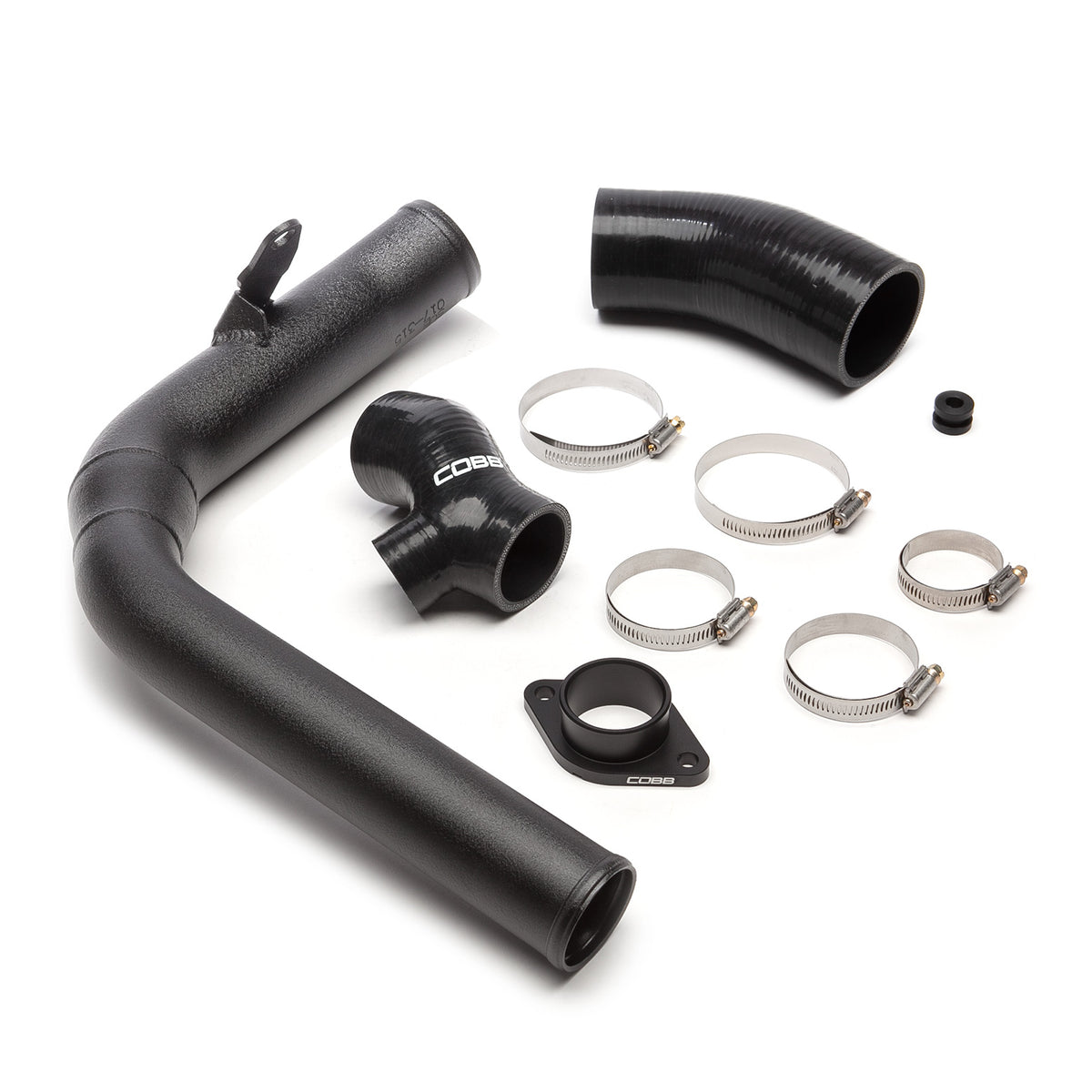 COBB Top Mount Intercooler Kit For 2015-21 Subaru WRX - Black - Charge Pipe Kit