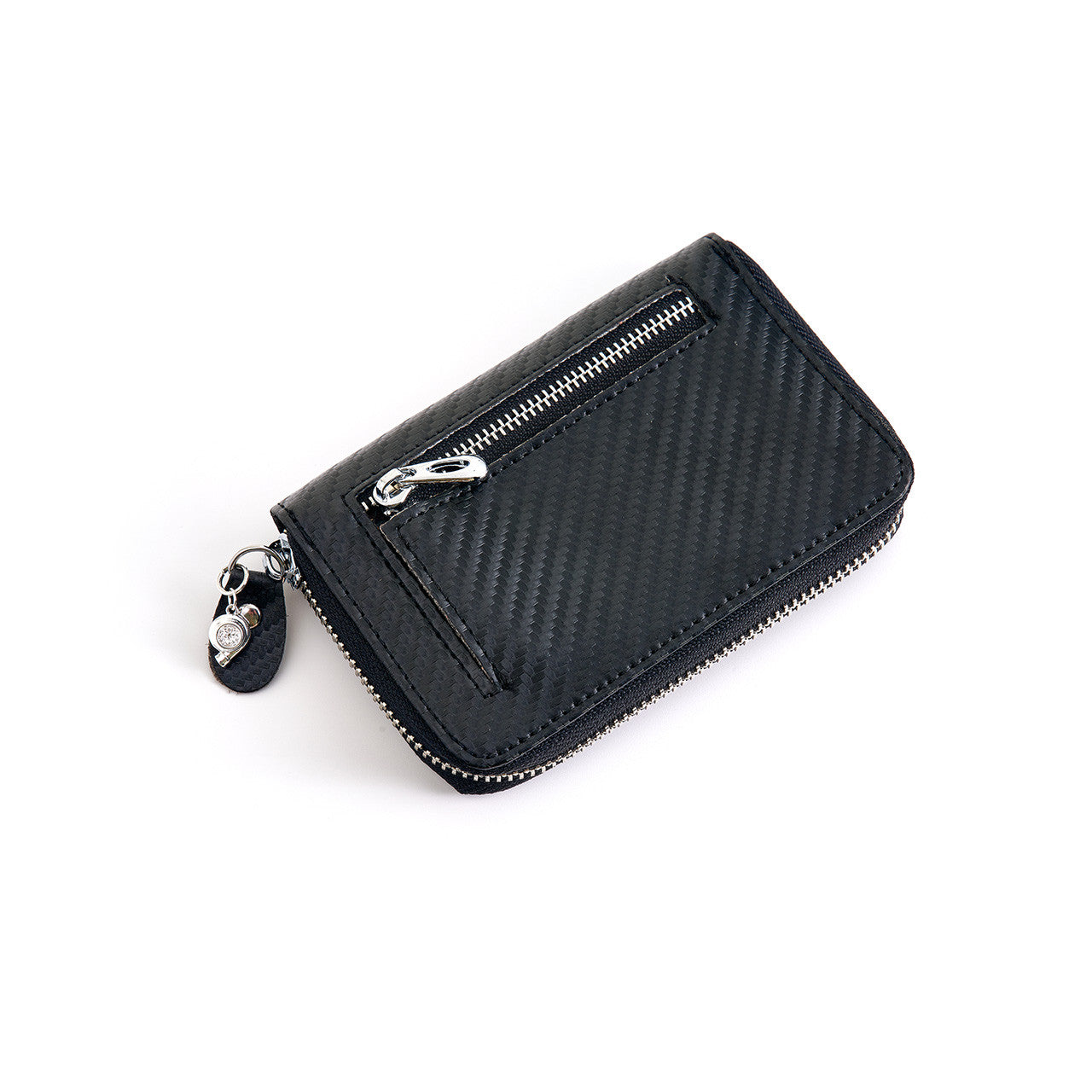 Carbon Fiber Wallet w/ Zipper Pull (Turbo)