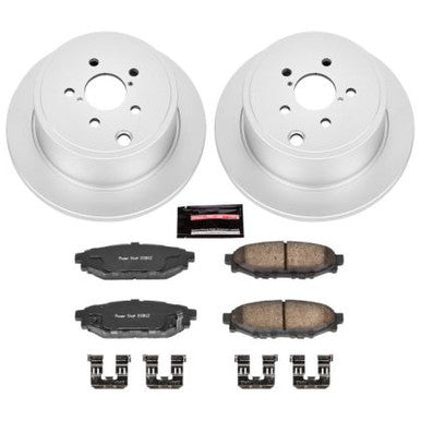 Power Stop Front & Rear Z17 Evolution Geomet Coated Brake Kit For 2017-22 Subaru Impreza - CRK7927
