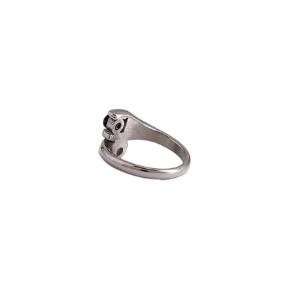 Garage Girls Jewelry Crystal Wrench Rings - Back