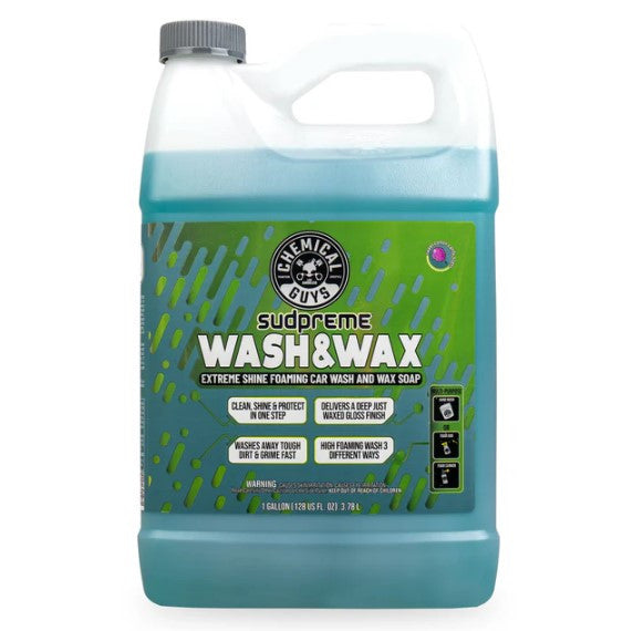 Chemical Guys Sudpreme Wash & Wax Car Wash Soap - 1 Gallon (Case of 4)