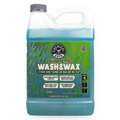 Chemical Guys Sudpreme Wash & Wax Car Wash Soap - 1 Gallon (Case of 4)