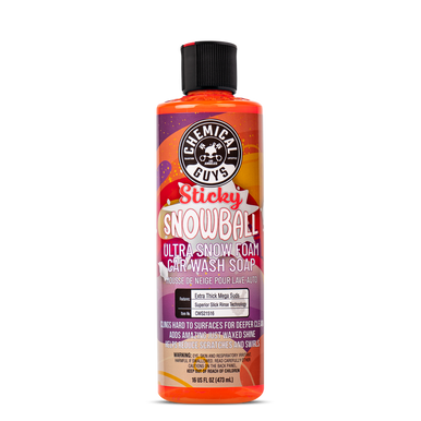 Chemical Guys Sticky Snowball Snow Foam Auto Wash - 16oz - Case of 6 - CWS21516