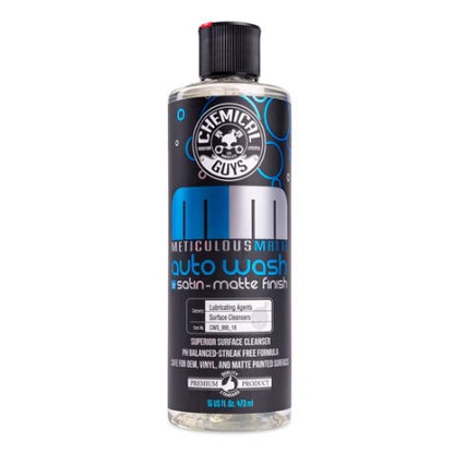 Chemical Guys Meticulous Matte Auto Wash Satin-Matte Finish - 16oz - Case of 6