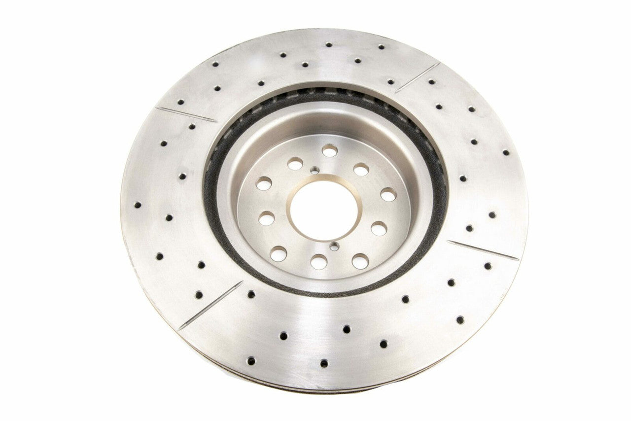 DBA Front Street Series XGold Drilled & Slotted Brake Rotor For 2005-06 Subaru Legacy GT - Back
