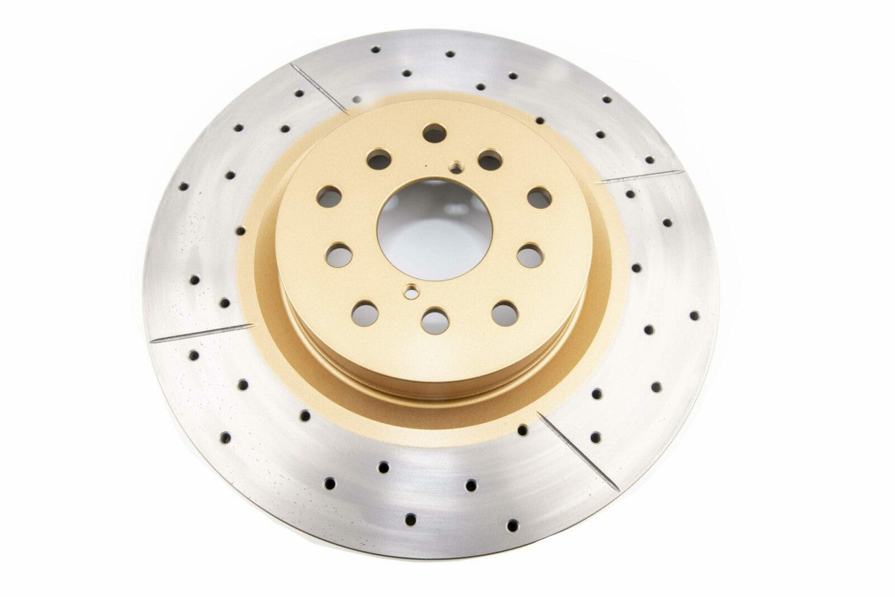 DBA Front Street Series XGold Drilled & Slotted Brake Rotor For 2005-06 Subaru Legacy GT