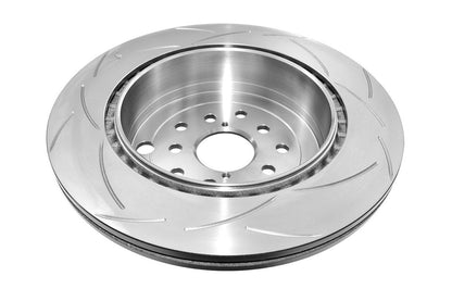 DBA Rear Street Series T2 Slotted Brake Rotor For 2015-17 Subaru WRX STI - Back