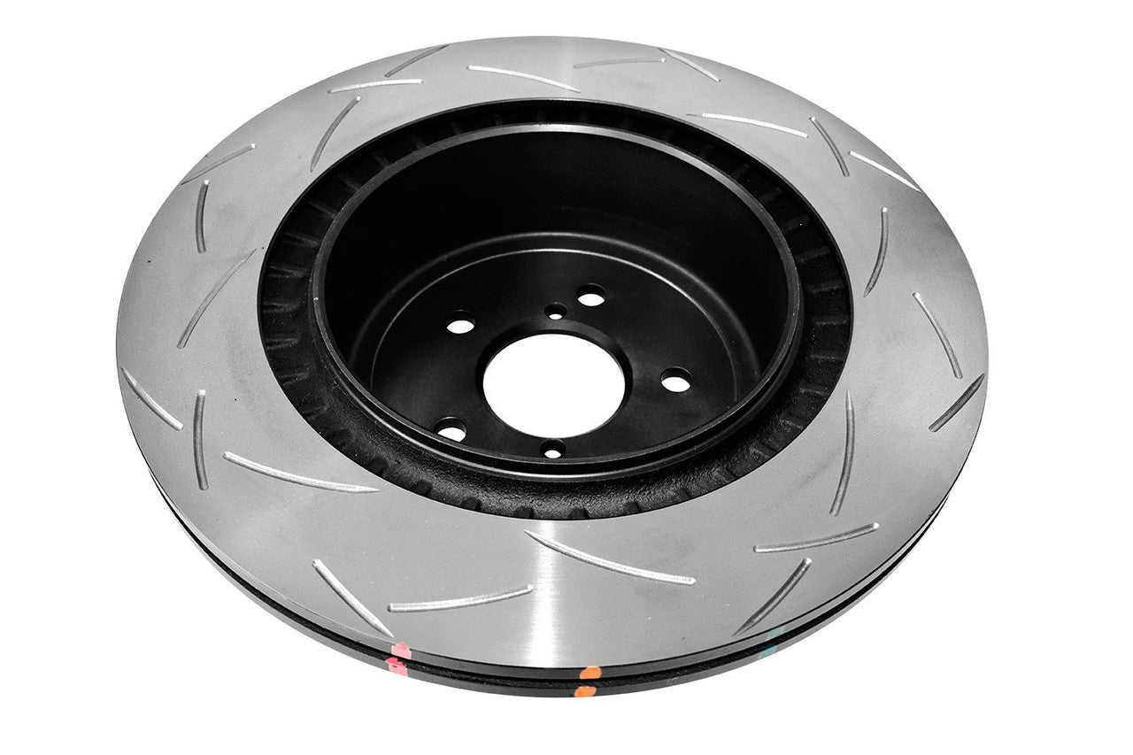 DBA Rear 4000 Series T3 Slotted Brake Rotor For 2002-07 Subaru WRX (Upgrade to STI Calipers) - Back