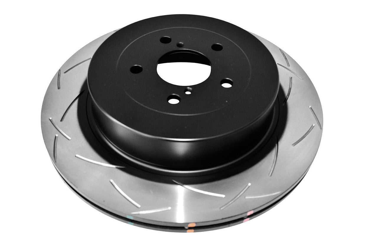 DBA Rear 4000 Series T3 Slotted Brake Rotor For 2002-07 Subaru WRX (Upgrade to STI Calipers)