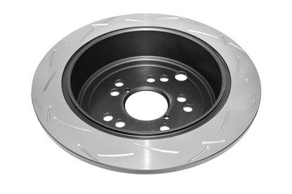 DBA Rear 4000 Series T3 Slotted Brake Rotor For 2008-21 Subaru WRX, 04-16 Forester XT - Back