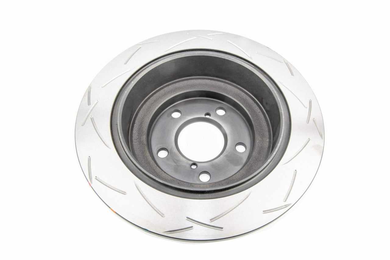DBA Rear 4000 Series T3 Slotted Brake Rotor For 2002-05 Subaru WRX, 98-05 Impreza 2.5L RS - Back