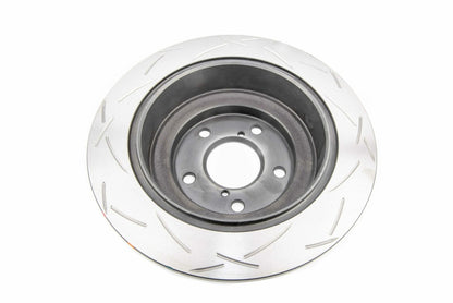 DBA Rear 4000 Series T3 Slotted Brake Rotor For 2002-05 Subaru WRX, 98-05 Impreza 2.5L RS - Back