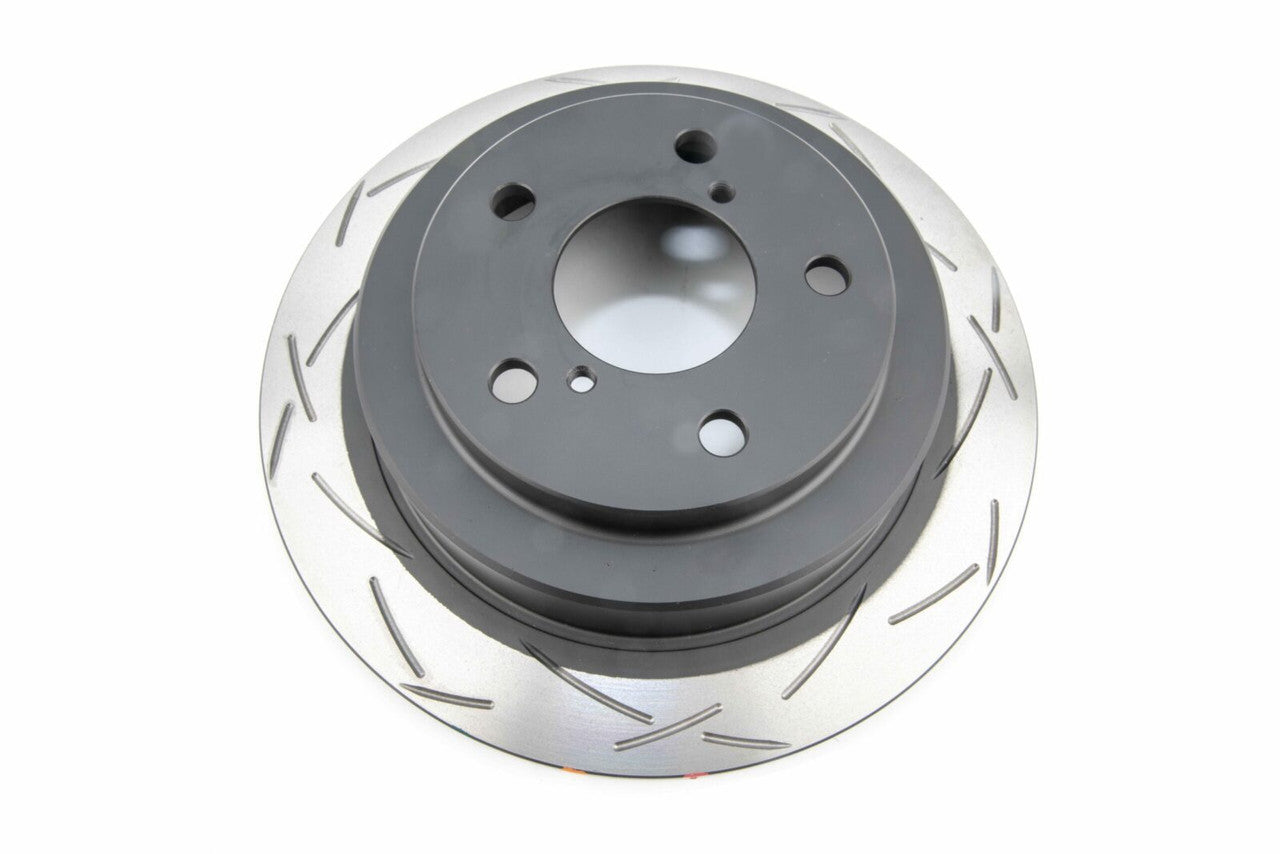 DBA Rear 4000 Series T3 Slotted Brake Rotor For 2002-05 Subaru WRX, 98-05 Impreza 2.5L RS