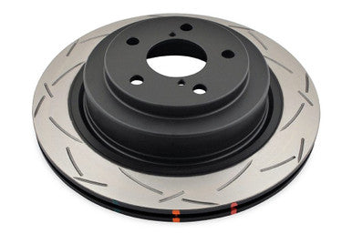 DBA Rear 4000 Series T3 Slotted Brake Rotor For 06-07 Subaru WRX, 05-08 Legacy GT - DBA4653S