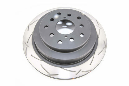 DBA Rear 4000 Series T3 Slotted Brake Rotor For 2004-07 Subaru WRX STI