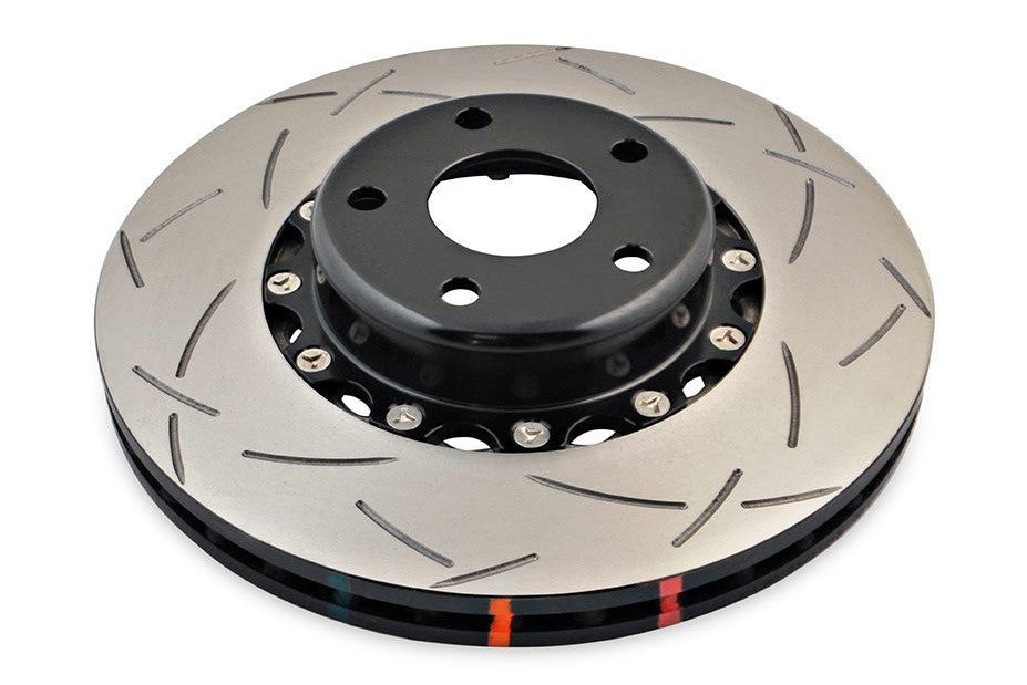 DBA Front 5000 Series T3 Slotted Brake Rotor w/ Black Hat For 2013+ Subaru BRZ