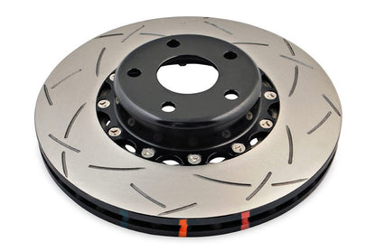 DBA Front 5000 Series T3 Slotted Brake Rotor w/ Black Hat For 2013+ Subaru BRZ
