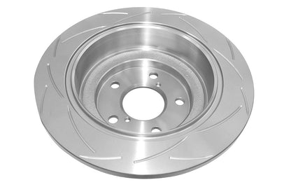DBA Rear Street Series T2 Slotted Brake Rotor For 2002-05 Subaru WRX - Back