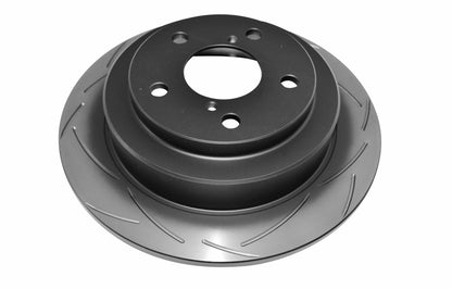DBA Rear Street Series T2 Slotted Brake Rotor For 2002-05 Subaru WRX
