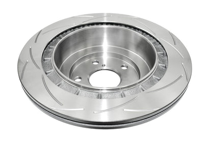 DBA Rear Street Series T2 Slotted Brake Rotor For 2006-07 Subaru WRX, 05-08 LGT - Back