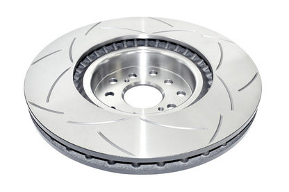 DBA Front Street Series T2 Brake Rotor 10 Stud Hole Slotted Rotor For 2004-16 Subaru WRX STI