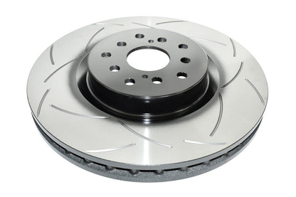 DBA Front Street Series T2 Brake Rotor 10 Stud Hole Slotted Rotor For 2004-16 Subaru WRX STI