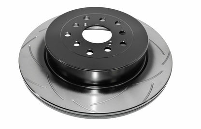 DBA Rear Street Series T2 Slotted Brake Rotor For 2004-13 Subaru WRX STI