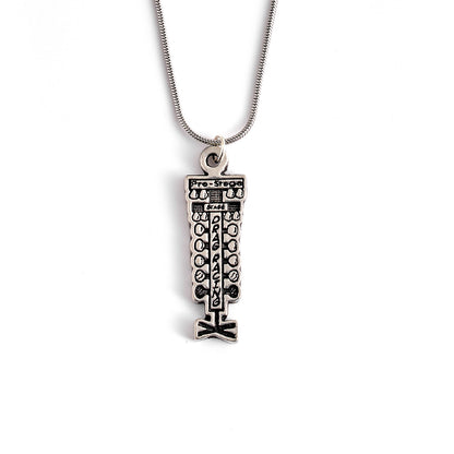 Garage Girls Jewelry Drag Race Tree Necklace - Close-up