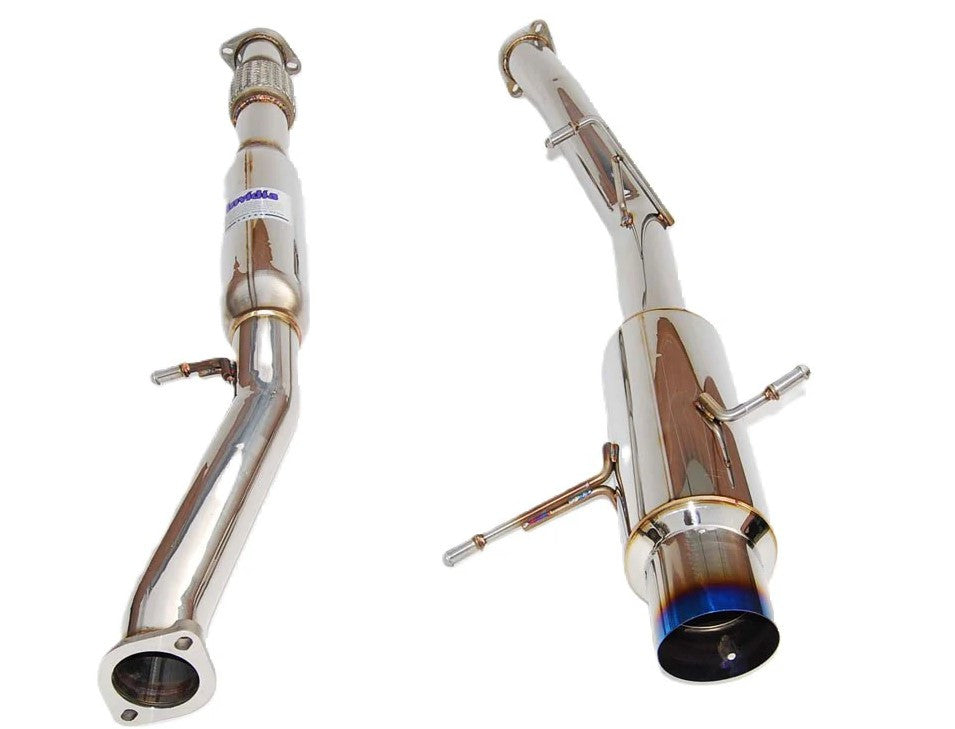 Invidia N1 3" Cat Back Exhaust with Resonator & Titanium Tip For 2002-07 Subaru WRX & STI