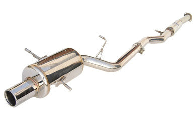 Invidia G200 Cat Back Exhaust with Stainless Steel Rolled Tip For 2004-08 Subaru Forester XT - HS04SFRG2S