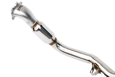 Invidia Divorced & Catted Polished Stainless Steel Downpipe For 2002-07 Subaru WRX / STI & 04-08 Forester XT - HS05SW1DPC