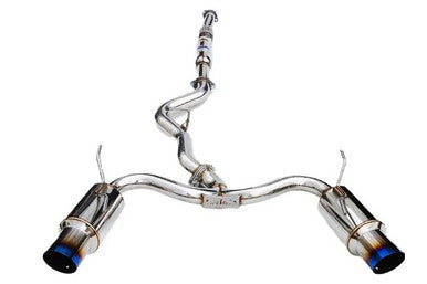 Invidia N1 Cat Back Exhaust with Titanium Tips For 2011-14 Subaru WRX & 2008-14 STI Hatchbacks - HS08STIGTT