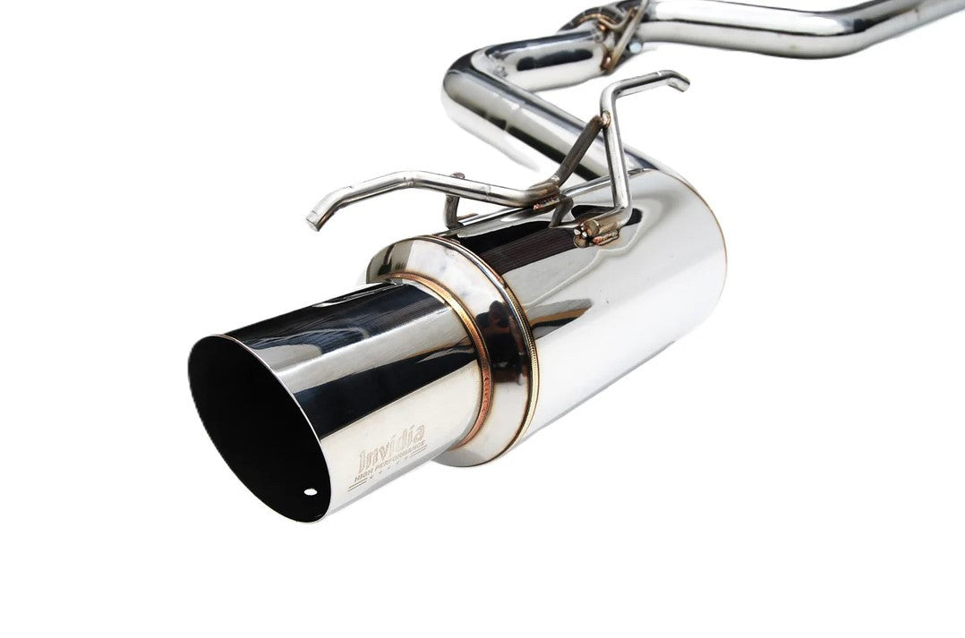Invidia N1 Racing Stainless Steel Tip Cat-Back Exhaust For 2008-14 Subaru WRX Hatch - Tips