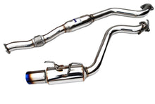 Invidia N1 3" Single Exit Street Cat Back Exhaust With Resonator and Titanium Tip For 2008-14 Subaru WRX Hatchback