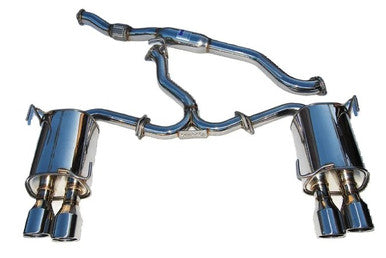 Invidia Q300 Cat Back Exhaust with Polished Tips for 2011-14 Subaru WRX / STI Sedan - HS11STIG3S