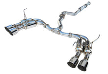 Invidia Gemini Cat Back Exhaust With Stainless Steel Tips For 2011-14 Subaru WRX / STI Sedan