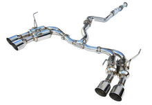 Invidia Gemini Cat Back Exhaust With Stainless Steel Tips For 2011-14 Subaru WRX / STI Sedan- HS11STIGM4SS