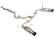 Invidia N1 Dual Cat Back Exhaust with Burnt Titanium Tips for 2008-14 Subaru WRX & STI Sedan