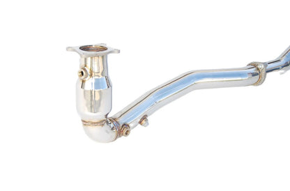 Invidia Automatic FA20 CATTED Down Pipe wide Band For 2015 - 21 Subaru WRX CVT - HS15SWADOC